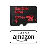 【Made for Amazon認定取得】 SanDisk 200GB microSDXCカード (スピードクラス Class10, UHS-I, 最大転送速度: 90MB/s)