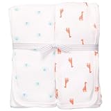 Carter's(カーターズ)ブランケット2枚セット（ぞう＆きりん）お雛巻き(おひな巻き)に最適♪ [並行輸入品] [Baby Product]