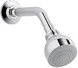 KOHLER K-11637-G-CP Coralais 1.75 GPM Single-Function Wall-Mount Showerhead, Polished Chrome [並行輸入品]