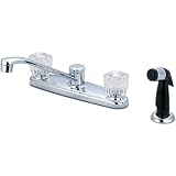 Olympia Faucets K-5121 Two Handle Kitchen Faucet, Chrome Finish [並行輸入品]
