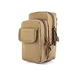 Huijukon Multi-Purpose Tactical MOLLE EDC Pouch Smartphone Pouch Utility Gadget Pouch Outdoor Sports