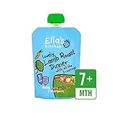 キッチン有機子羊のローストディナーステージ2 130グラム (Ella's) (x 4) - Ella's Kitchen Organic Lamb Roast Dinner Stage 2 130g