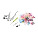 耐久性ボタンスナップペンチプラスチック樹脂押しスタッド布手圧力クランプmulUo