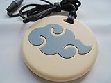 A L L U R E silicone teething pendant necklace for mom or dad FDA compliant food grade silicone by A