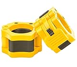 Reehut 2”バーベルカラー 50mm用 バーベルクリップ バーベルプレート止め スクリュ...