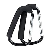 ベビーカーフック、kaoriatoty Handyベビーカー吊り下げ用フックショッピングバッグ財布おむつ、耐久性Mommyフック、完璧ベビーカーアクセサリーfor Mommy、多目的ベビーカーフックセ