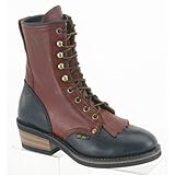 Adtec レディース Women's 8" Packer Black/Dark Cherry-W カラー: ブラック