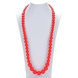 Consider It Maid Silicone Teething Necklace for Mom to Wear - FREE E-BOOK - BPA FREE and FDA Approve