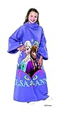 Disney Frozen Sisters Youth Comfy Throw with Sleeves, 48 by 48" [並行輸入品]