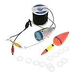 Docooler Underwater 1000TVL Fishing Video Camera Waterproof 12PCS White LED Lights Fish Finder Fish 