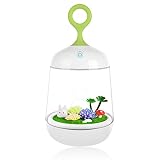 micro-lanscape植物子供の夜ライトタップセンサー振動カラフル3dウサギバタフライDIY Potted常夜灯USB充電LED Baby Besideランプ FD-NL-01