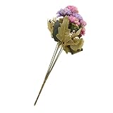 GRALARA 観賞植物　造花　ブーケ　牡丹　シルク　全7色　インテイア　オフィス　テーブル　装飾　 - 紫