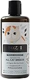 BOZZI ペットシャンプー キャットシャンプー 猫用シャンプー ネコちゃんシャンプー オーガニック 100％天然成分 低刺激 敏感肌 無添加 マイルド 保湿 アロエベラ配合 フケ 乾燥 全ての 猫種 汚れ におい 子猫用 リンスいらず(Cat Original Classic)