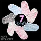 (キトハウス) KITOHOUSE ショート靴下 ドット・ハート キッズ 2号【12-14cm】 ハートピンク/ホワイト