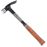 Estwing Ultra Series Hammer - 19 oz Rip Claw Framer with Smooth Face & Genuine Leather Grip - E19S [