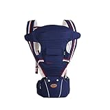 Gabesy(ガベシ) 抱っこひも ヒップシートキャリア ベビーキャリア 新生児から ヨコだっこ おんぶ 出産祝いプレゼント 多機能 JG9909 (ブルー)