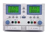 Hantek HT3003PF DC電源2チャンネル、0-30V出力; 0-3A電流出力; LCDディスプレイ