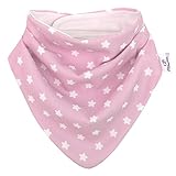Bibetta ビベッタ Dribble Bib バンダナよだれかけ Pink Stars ピンクスター