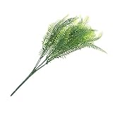 Lovoski 全2サイズ　7枝入りセット　人工植物　観葉植物　 造花　インテリア　緑　ペルシャ　葉草花　インテリア　癒し - 35センチメートル