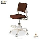 イトーキ トワイス 回転 学習チェア 布張り アンバーブラウン KS31-9UB