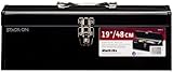 Stack-On SHB-19 19-Inch All-Purpose Tool Steel Tool Box, Black by Stack-On