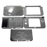 New3DSXL エクストラシェルハウジングケース ダークグレー 5個セット 交換用 3DS New3DS XL LL 3DSXL LL、3DSXL 3DSLL New3DSLL コンソール用、ブラックグレー 外側エンクロージャ 上部/下部カバー プレート フェイスプレート