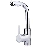 キッチン蛇口ホットとコールドウォッシュ洗面台の回転蛇口のキッチンステンレスシンクの蛇口