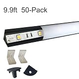 inshareplus LEDアルミチャンネルプロファイル、アルミ押し出しwithオイスターホワイトCurvedカバーv-shapeコーナー用マウント8 mm 10 mmシングル行3528 5050 