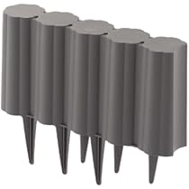 Amazon.co.jp: ガーデンフェンス ダークブラウン 10個組