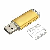 USB 2.0フラッシュドライブ、paymenowウルトラフィット4 GBメタルフラッシュメモリスティックストレージ親指Uディスク(ゴールド)