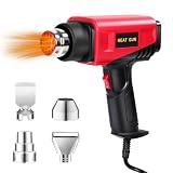 【350W ヒートガン コードレス】マキタ互換品 ヒートガン コードレス 充電式 ヒートガン 小型300℃と550℃ のデュアル温度モード！急速加熱 作業効率大幅UP！ LEDライト ノズル4本付き 4 秒スマート冷却 過負荷保護 低電圧保護 収縮チューブ溶接ケーブル 多用途ホットガン 手芸加工 DIYや修理に最適 2年品質保証 日本語説明書付き 18v マキタのバッテリー対応 【本体のみ】