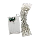 SODIAL(R) カラフル 3M 30 LEDストリングライトランプストラップ クリスマスリボン屋外ガーデン