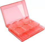 リタプロショップ® カードケース 3DS 最大22枚収納 SD2枚 microSD2枚 ペン2本 ソフト 収納ケース (クリアピンク)