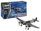 ドイツレベル 1/48 イギリス空軍 ボーファイター IF ナイトファイター プラモデル 03854