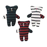 (チャックル) chuckle *ボンシュシュ*ボーダーくまさんガラガラ ブルー サイズなし P9368-00-31