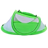 Gembaby Outside sleeping tent ベビー用蚊帳 戸外でも使え赤ちゃんの蚊帳　防水　ワンタッチ 優しい寝る場所　ビーチ　花見など使え (35cm*35cm, 緑)