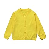 Karchi 子供服 カーディガン セーター ニット シンプル しっかり 冷房対策 無地 　快適 洗練 長袖 ジュニア 学生服 肩掛け キッズ 春秋用 入学式 普段着8色選べる 80-120　 (10