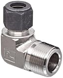 Parker CPI 8-12 CBZ-SS 316 Stainless Steel Compression Tube Fitting 90 Degree Elbow 1/2 Tube OD x 3/