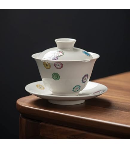 Amazon.co.jp: 本願寺 銘 滴翠 茶道具 黒釉の茶碗 木箱付き : ホーム