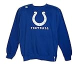 Indianapolis Colts FootballサイズSmallプルオーバークルーネックスウェットシャツ – ブルー