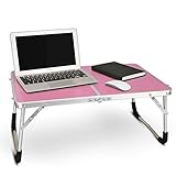 折れ脚 ローテーブル ちゃぶ台 折り畳みテーブル座卓 61*42*26 軽量 コンパクト キャンプテーブル PCデスク 一人暮らし ナチュラル (Color : Light red)