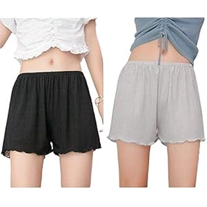 ペチパンツ インナーパンツレデイース  ショートパンツ ペチコート 下着 レデイースパッツ タップパンツ ペチパン ルームウェア ボトムス 部屋着 下着透け対策 透け防止 透けない 2枚セット