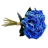 造花 バラ ミニローズブーケ バラの蕾（5本セット）手作り 枯れない花 薔薇 花束 インテリア造花 アートフラワー 造花 プレゼント フラワーアレンジ 母の日プレゼント 結婚式 お祝い 飾り 5色選べ