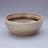 洗面ボール 陶器 刷毛目 置き型直径270ミリ