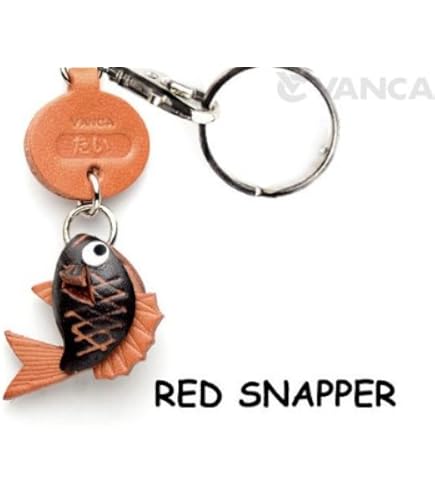 キーホルダー　本革製 魚介類など Amazon.co.jp: ふぐ 本革製 魚 キーホルダー バンカクラフト革物語