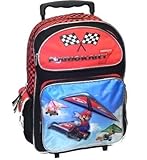 16" Mario Kart 7 Large Rolling Backpack-tote-bag-school [並行輸入品]
