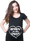 妊娠TシャツBun in the Oven Funny maternityt Top US サイズ: S カラー: ブラック