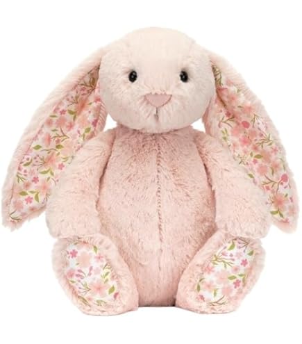 Amazon.co.jp: Jellycat Bashful Luxe Rosa Bunny ぬいぐるみ Mサイズ