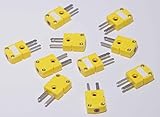 オメガ 熱電対コネクタ ミニチュア Kタイプ【SMPW-K-M】ANSI規格 オス 10セット