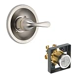 デルタDelta kvodcl-t13020dpe-ssクラシックバルブのみキットpressure-balance単一機能カートリッジ、ブリリアンスステンレスブリリアンスステンレス